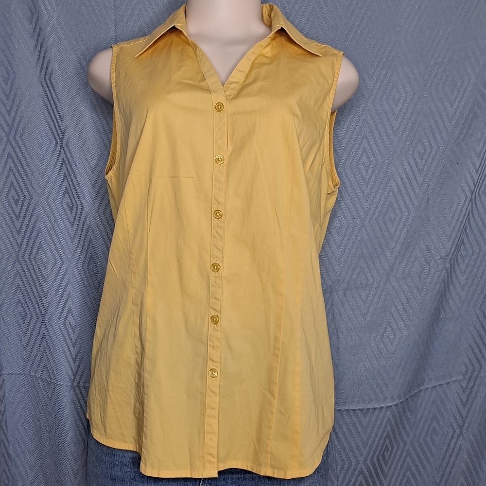 Ann taylor yellow blouse